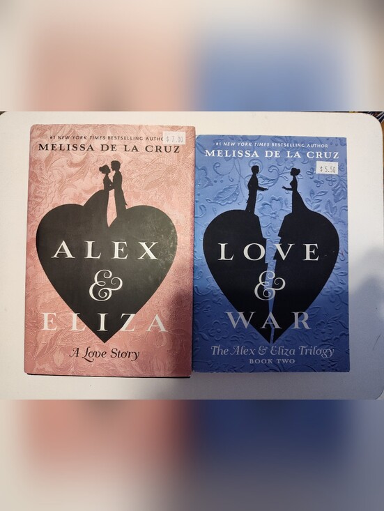 Original Penguin Other - Alex & Eliza (Hardcover) AND Love & War (Paperback) by Melissa De La Cruz